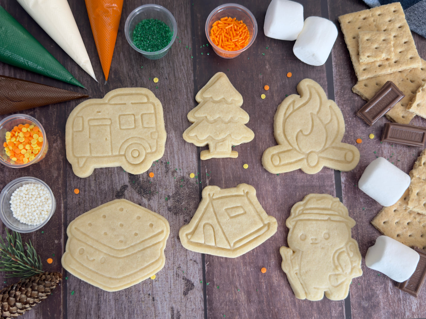 Camping DIY Cookie Decorating Kit